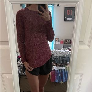 Hollister Long Sleeve Shirt Bundle Maroon and Navy Blue XSmall